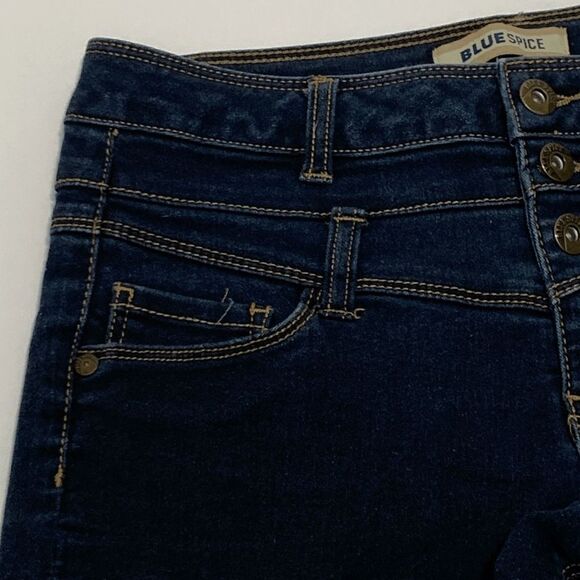 Blue Spice High Waist Denim Short Size 7 - Picture 4 of 5